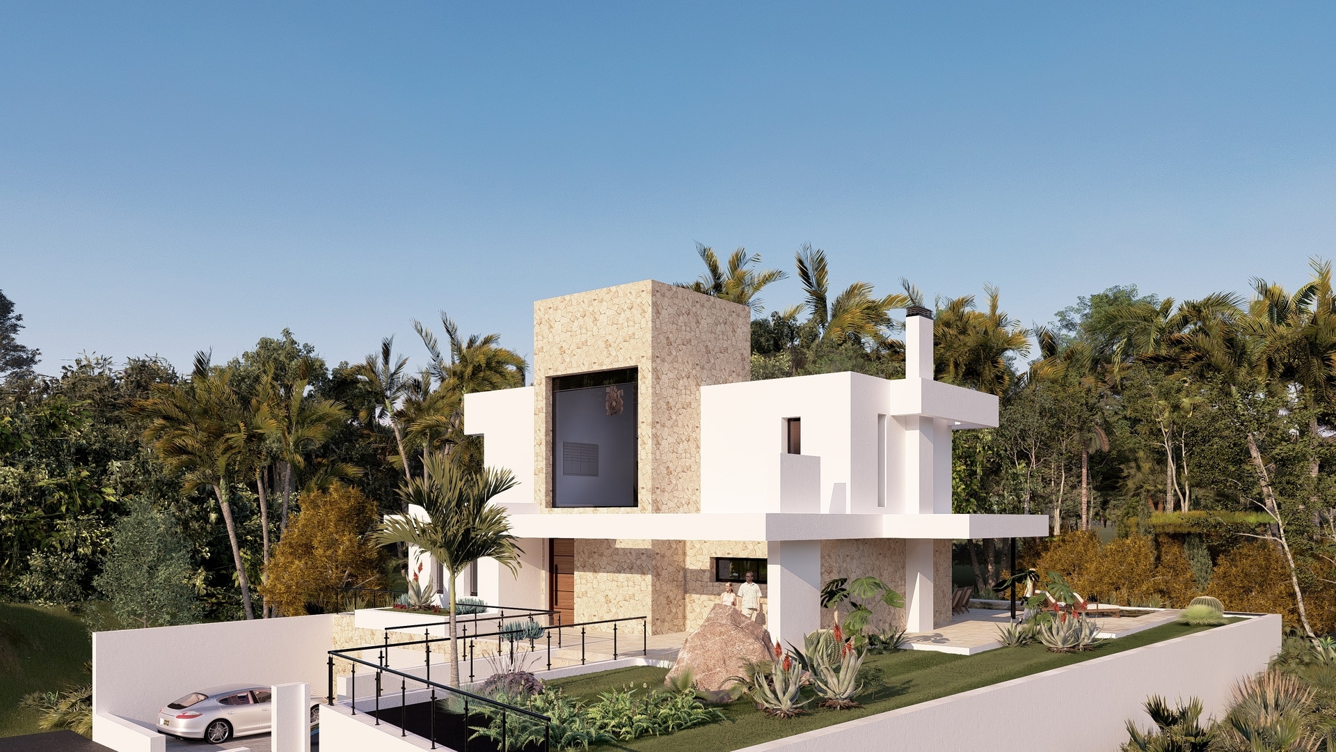 proyecto construccion cuatro villas lujo La Cala de Mijas