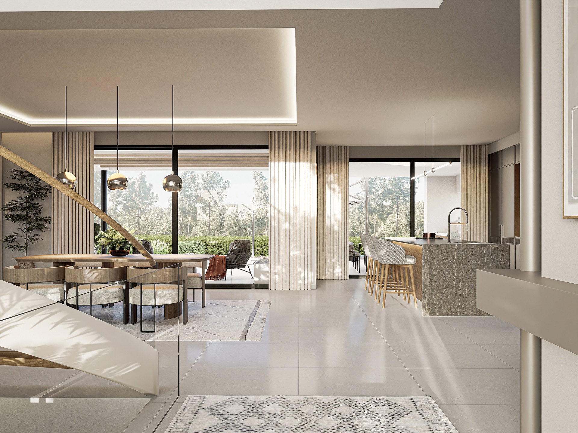 Diseno interior Villla 22 Chaparral Golf La Cala de MIjas 1