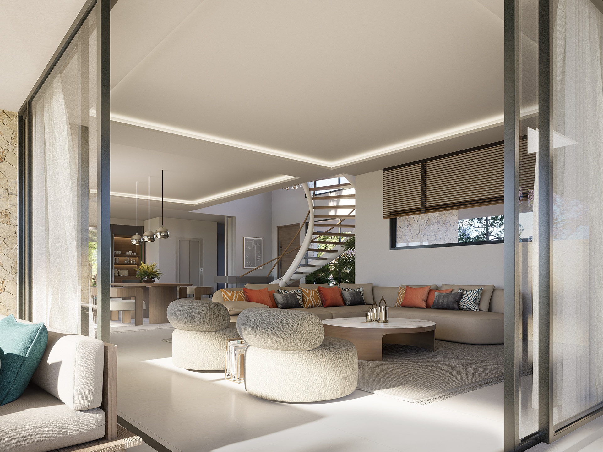Diseno interior Villla 22 Chaparral Golf La Cala de MIjas 10