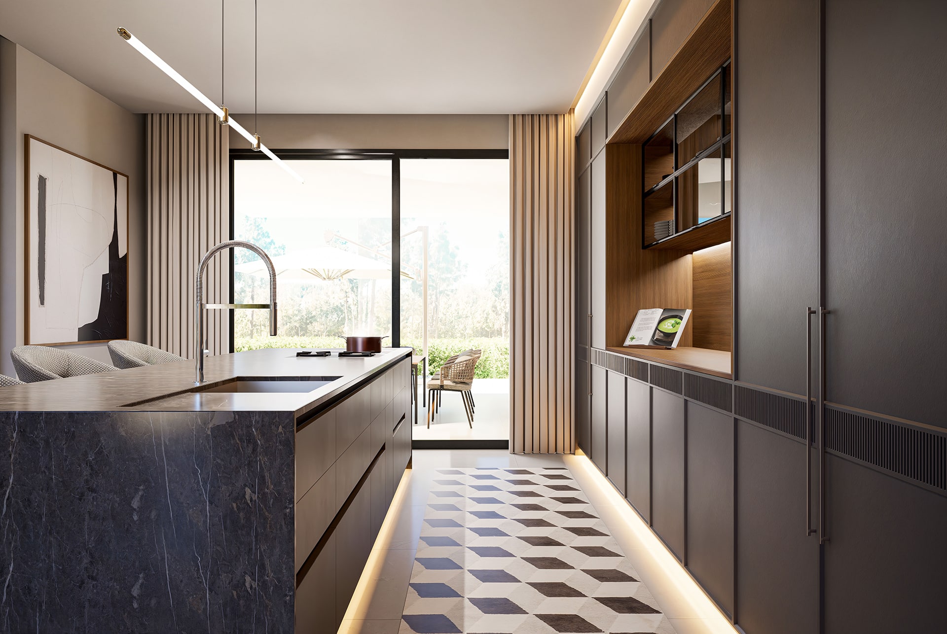Diseno interior Villla 22 Chaparral Golf La Cala de MIjas 2