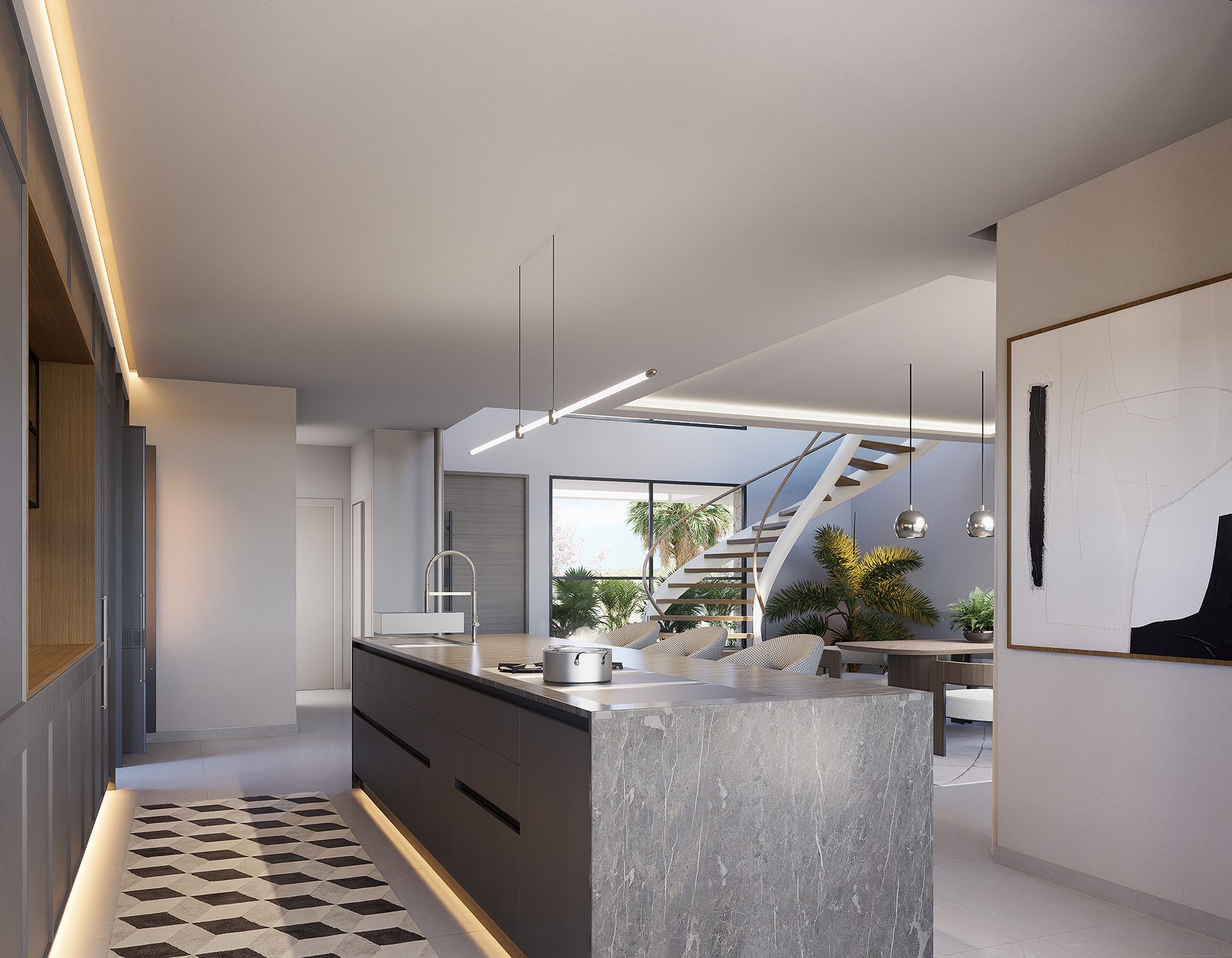 Diseno interior Villla 22 Chaparral Golf La Cala de MIjas 3