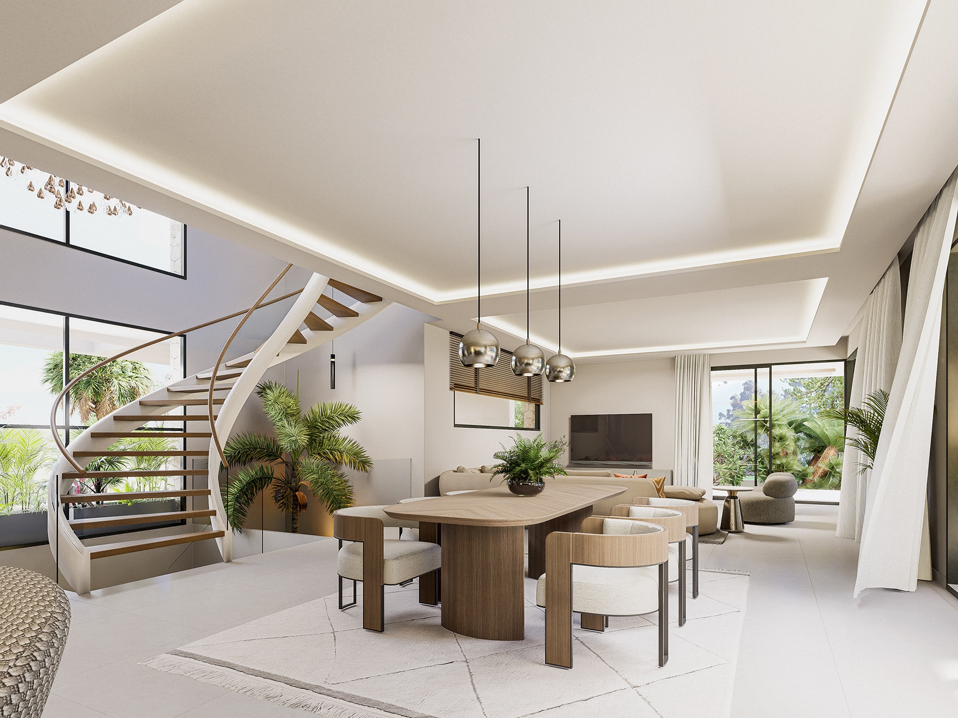 Diseno interior Villla 22 Chaparral Golf La Cala de MIjas 4