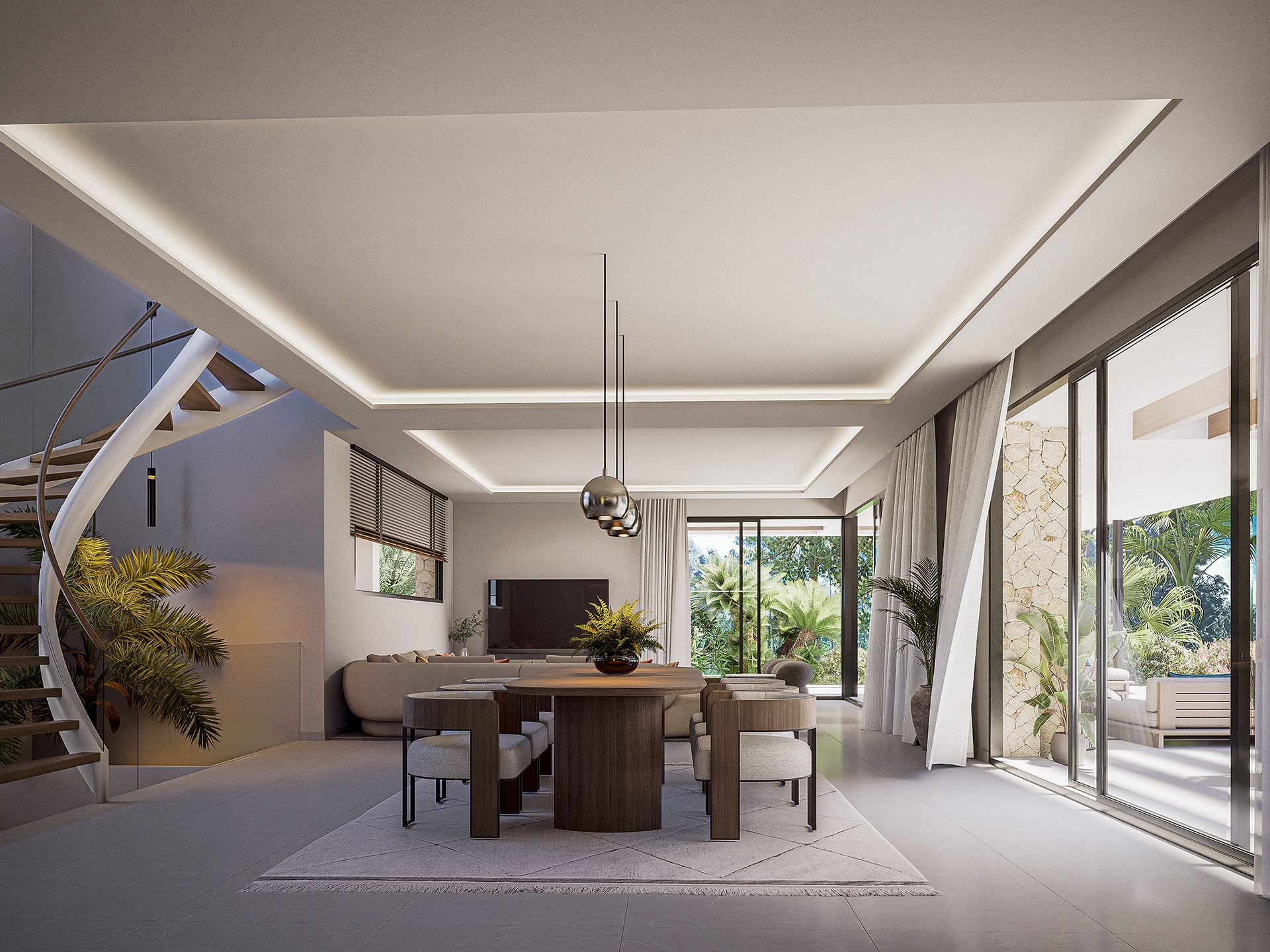 Diseno interior Villla 22 Chaparral Golf La Cala de MIjas 5