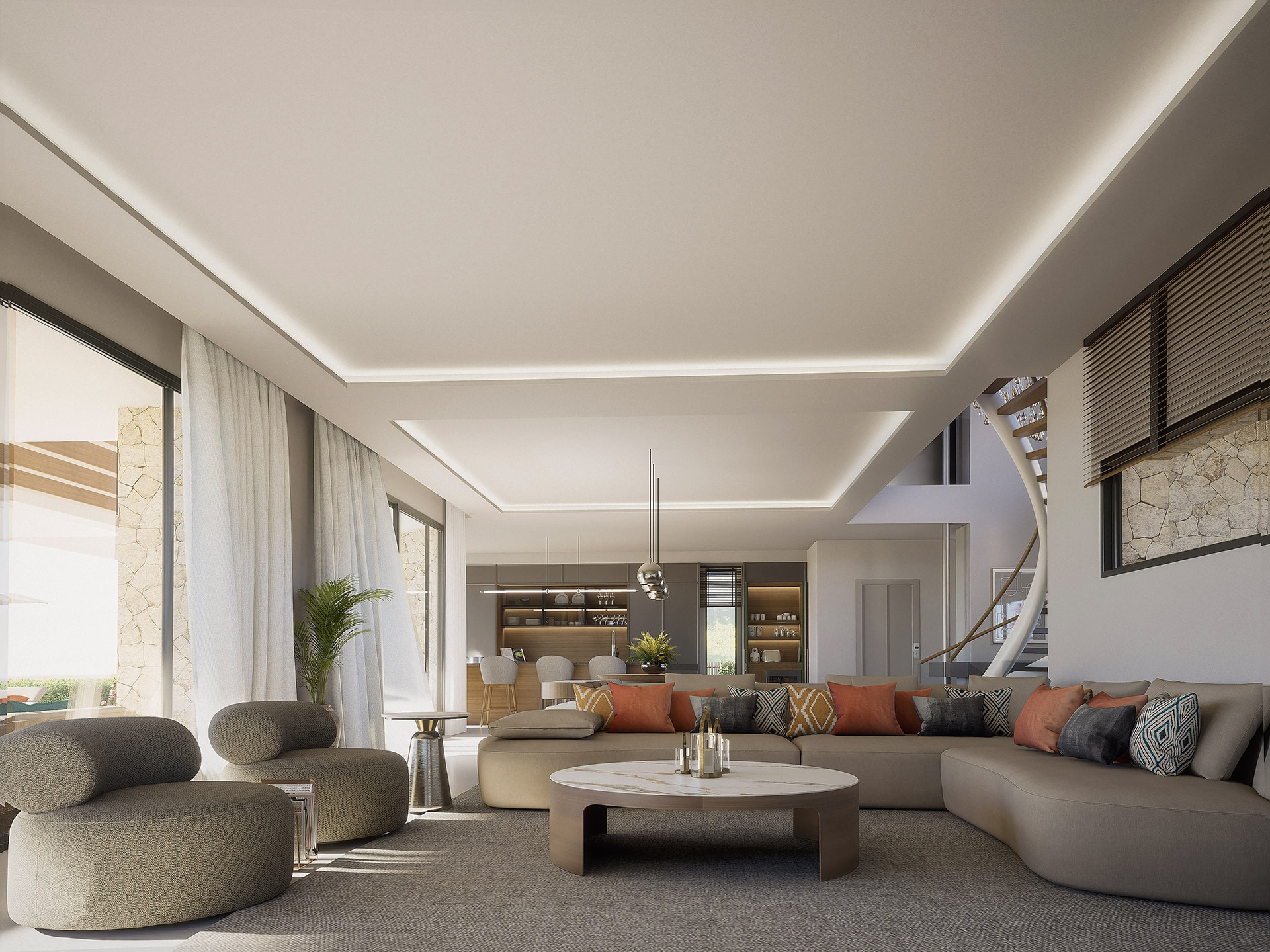 Diseno interior Villla 22 Chaparral Golf La Cala de MIjas 9